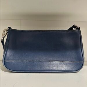 Y2K Vintage Coach Blue Hampton Demi Bag 7785